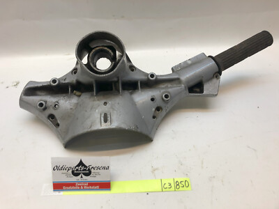 Vespa PX 80 125 150  200 alt Lenker Lenkkopf original Silber OLack  (C3/850)