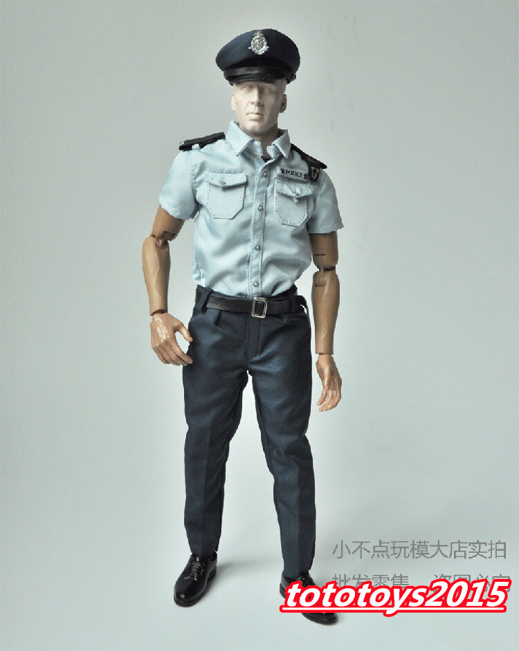 カ*オ様 HK POLICE1/6 1:6 Hong Kong Police Short Sleeved Uniform Suit For 12