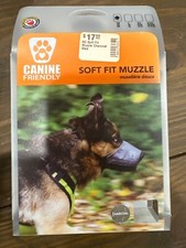 RC pet canine friendly soft fit muzzle Medium