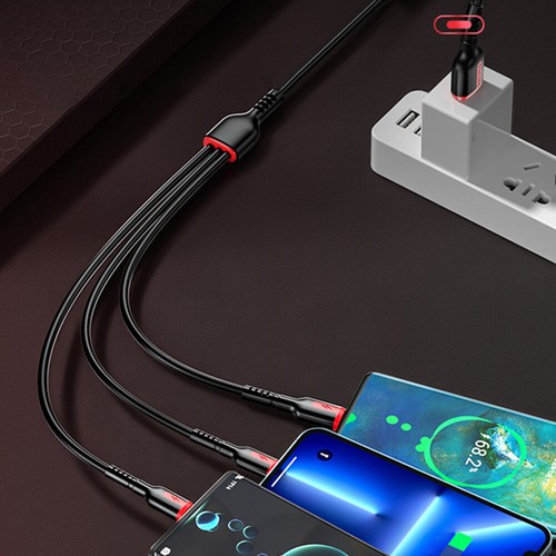 1.2m Ladekabel USB Typ C Datenkabel für iPhone Samsung Handy Schnellladekabel - Zdjęcie 13 z 13