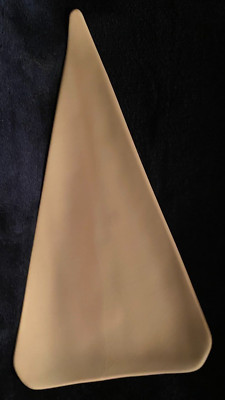 L&D Cloud Terre Light Pink Triangular Shaped Tray Mid-Century Looking Bent Edge
