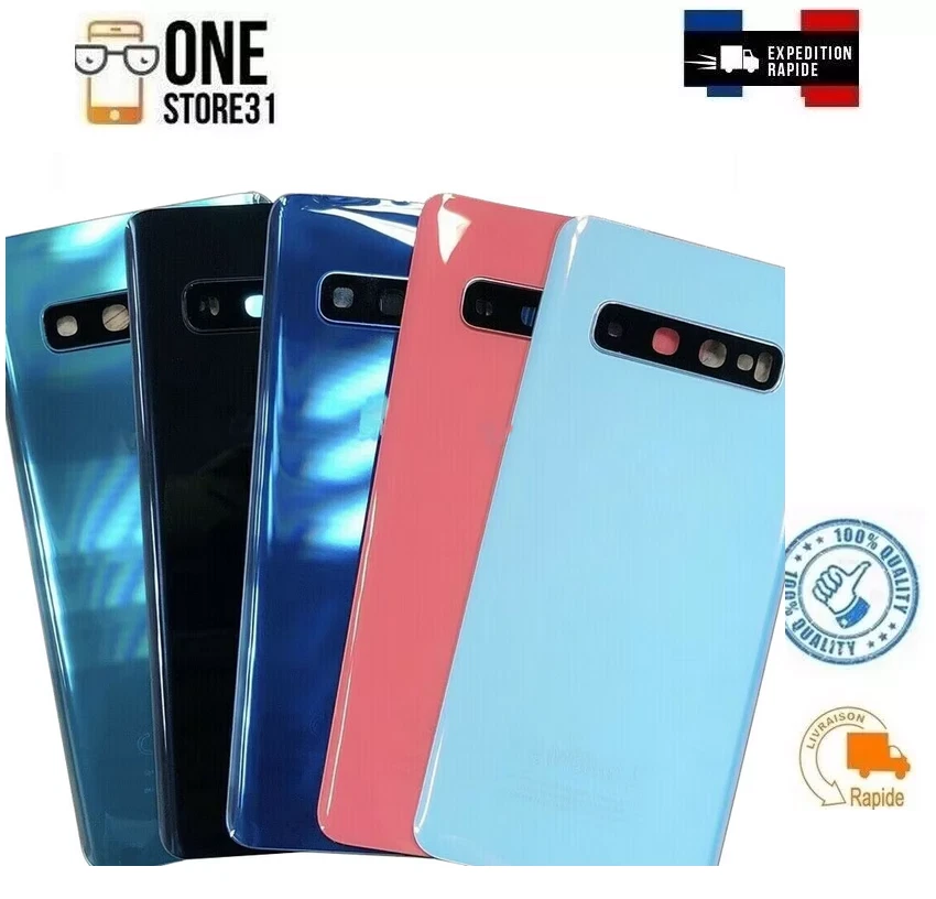 Vitre arrière de protection coque couvercle Pour Samsung Galaxy S10E S10 E LOGO