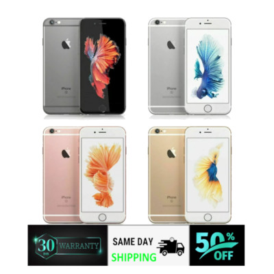 Apple iPhone 6s Unlocked - 16GB/32GB/128GB, Silver, Space Gray, Rose Gold