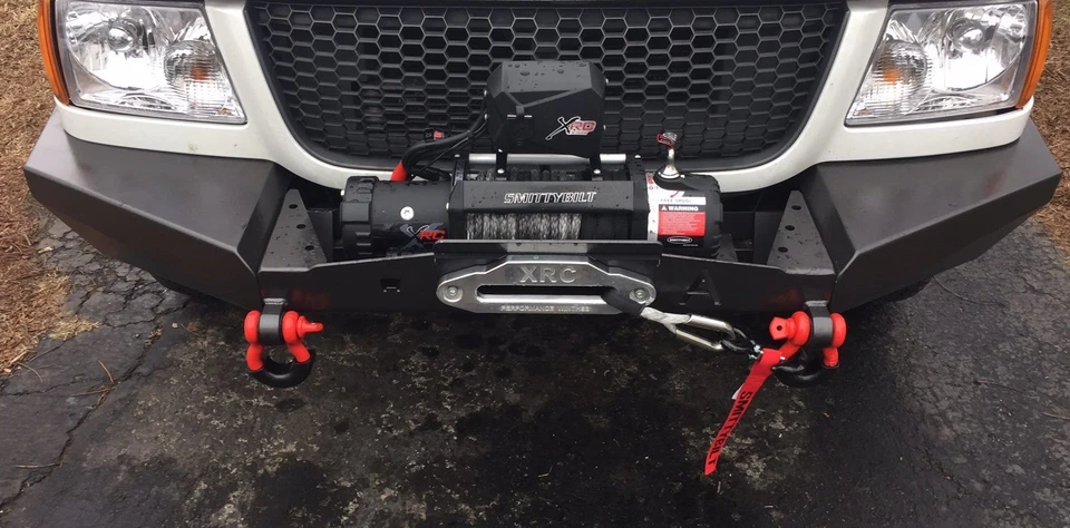 DIY Elite Ford Ranger Modular Plain Front Winch Bumper 1993-1997 Foto 3 de 4