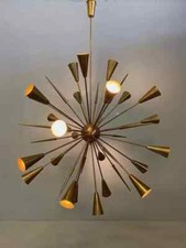 Lampadario Sputnik Vintage 6 Luci Con Bracci Regolabili - Nero, E27, Per Soggiorno, Camera O Cucina - Foto 8