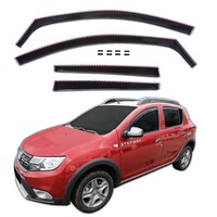 Windabweiser Regenabweiser FüR Dacia Stepway 2012-2020 4-Tlg Gp