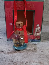 The Age Of Sail Ornament Ship In A Bottle Gla...