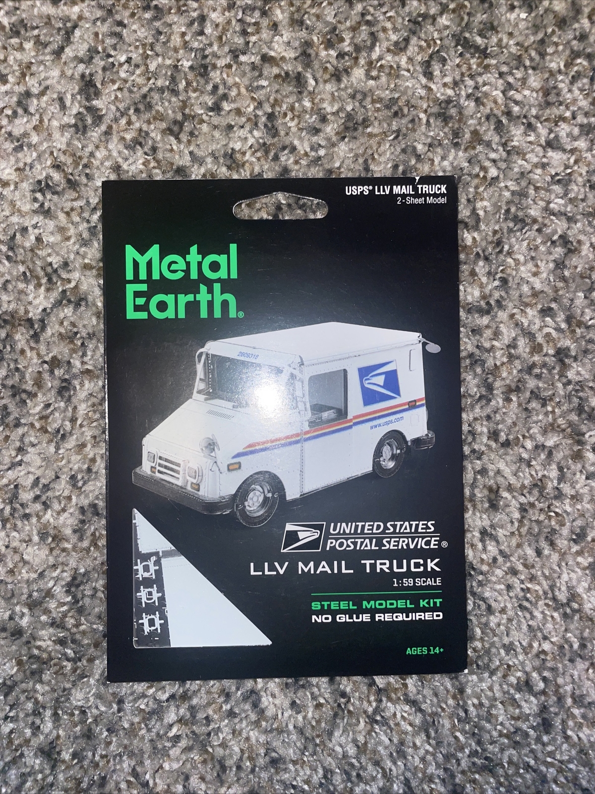 Fascinations Metal Earth USPS Grumman LLV Mail Truck 3D Model Kit (159