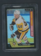 2016-17 OPC O-pee-chee Platinum BLACK /100 Marquee Rookie # 675 Jake Guentzel