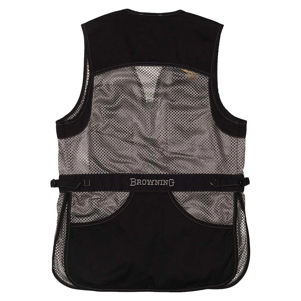 Browning Trapper Creek Mesh Shooting Vest-Gray - Image 2 of 2