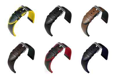 Eutec Waterproof Uhrenarmband (170) - 6 Farben - 20 mm, 22 mm, 24 mm