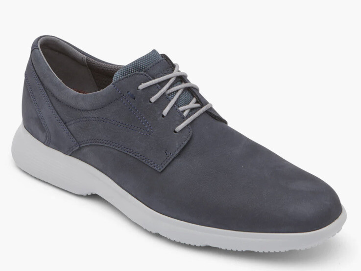 SAOLA Scarpe uomo Rockport TRUFLEX eleganti porte punta liscia Oxford scamosciate blu navy CJ0015