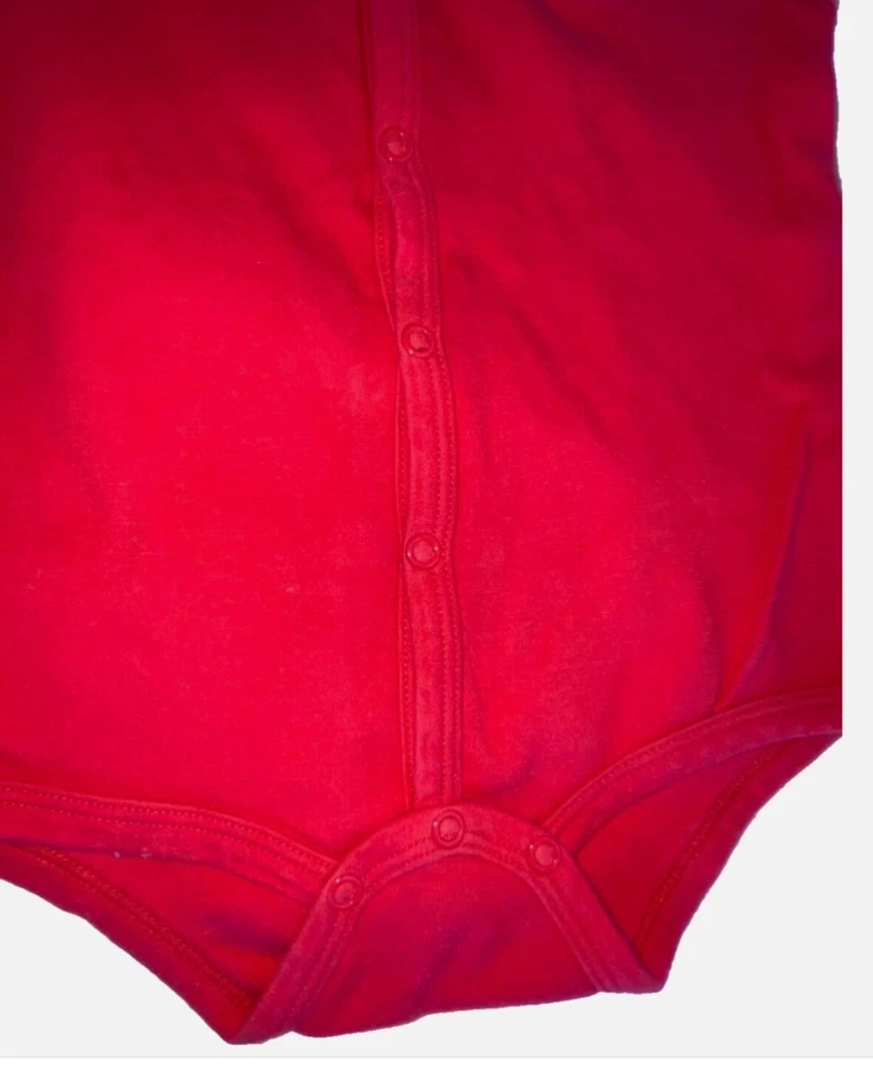 Majestic Bebé Niño/Niña MLB Chicago Cubs Rojo Manga Corta Una Pieza 3/6 Meses Foto 4 de 4