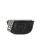 Versace Jeans Couture Logo Leather Messenger Bag