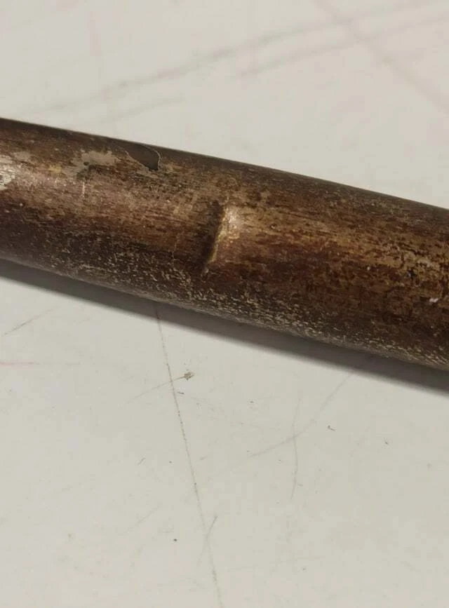 ANTICA XIX sec. CONFEZIONE PENNA CALAMAIO E TIMBRO A CERA IN ARGENTO TITOLO 800 - Immagine 2 di 4