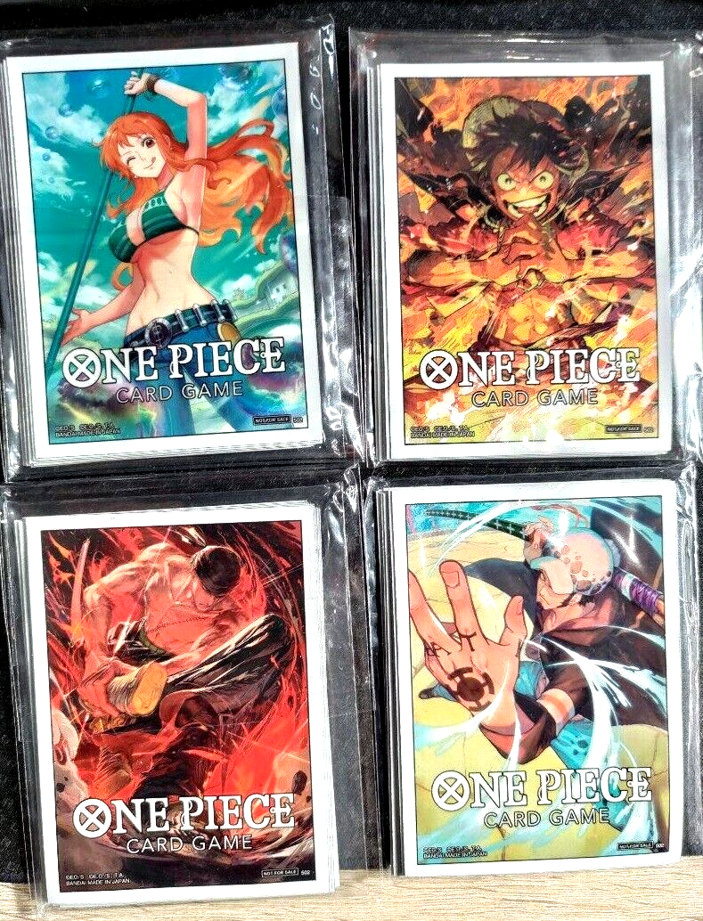 One Piece Official Sleeve Zoro Nami Luffy Law 10 Sleeves x 4