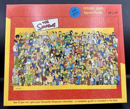 The Simpsons Jigsaw 550 Piece Double Sided Puzzle Checked MISSING GUIDE SHEET - 第 2/19 張圖片