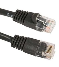 200ft Cat5E PoE 24AWG Copper Cable BLK for Lorex Swann Nightowl Zmodo Qsee IPNVR