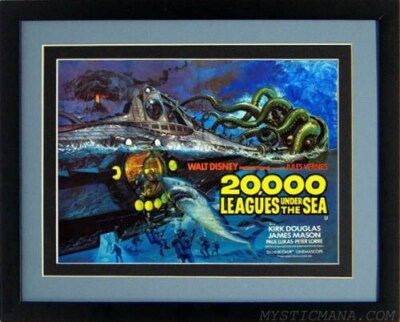 Twenty Thousand Leagues Under the Sea Framed Movie Poster Various Sizes