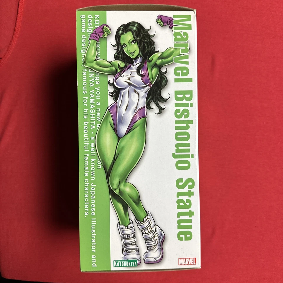 ESTATUA DE SHE-HULK BISHOUJO Vengadores Kotobukiya Koto Marvel Comics Foto 4 de 4