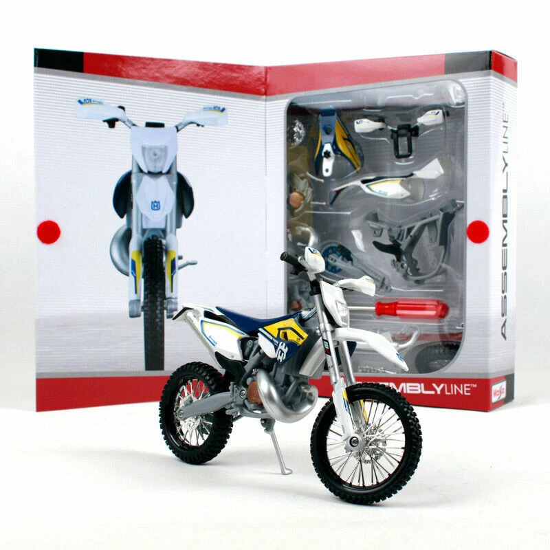 Maisto 1 12 Husqvarna FE 501 Self Assembly Toy Model Motocross Motorbike
