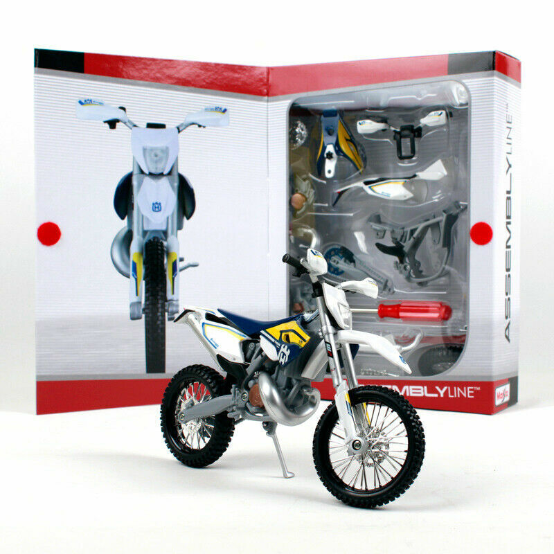 Maisto 1:12 Husqvarna FE 501 Self Assembly Toy Model Motocross Motorbike