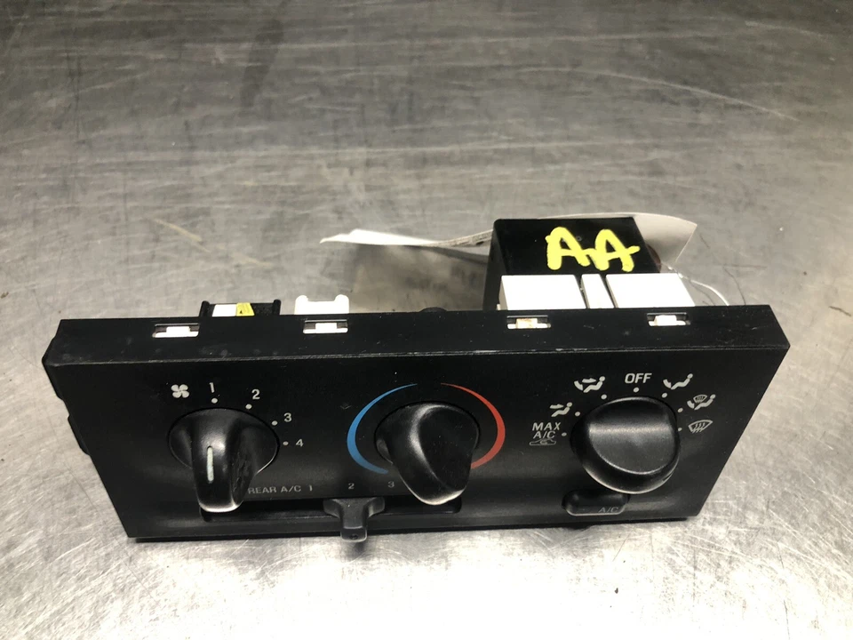 1999-2002 Nissan Quest SE GXE calor A/C temperatura clima controle HVAC ar traseiro - Imagem 2 de 4