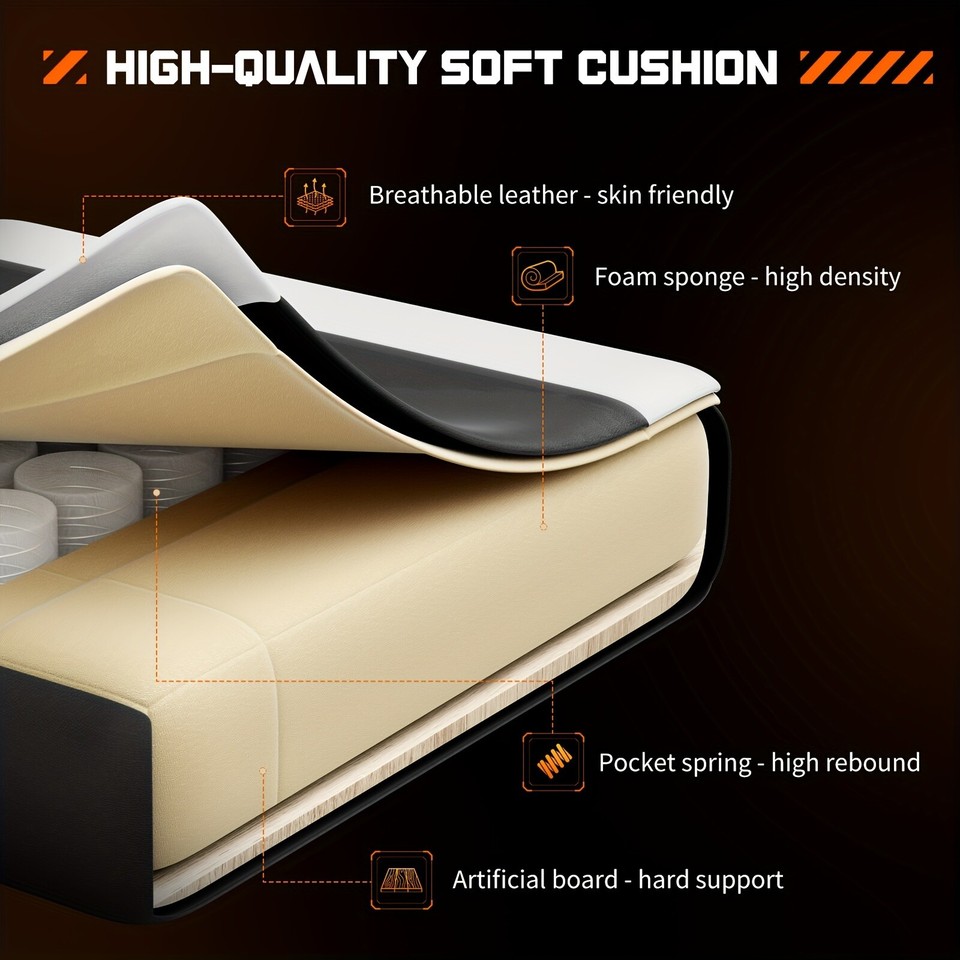 Ultimate Gaming Throne Ergonomic Computer Chair with Footrest, Adj. 360 ...