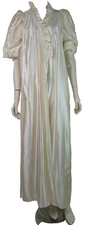 Miss Elaine Peignoir Robe Vintage Lingerie Romantic Gothic Puff Gown S Camp