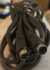 Black 4-Pin S-Video Mini-DIN Cables Male 57 inches
