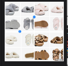Toms Women's Susie Eva Faux Fur Slip On Slippers Slides 7, 8, 9,10 various color