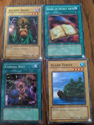 Yu-Gi-Oh Four Card Common Lot 55 SDY PSV MRL MRD  Free Shipping 