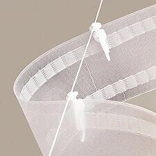 Wellenband NEWAVE von Gerster für Kette 6 cm transparent Gardinenband 80 mm.NEU