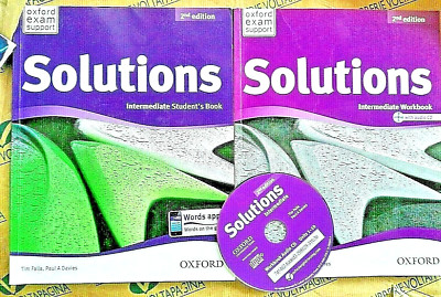 SOLUTIONS INTERMEDIATE (STUDENT'S BOOK + WORKBOOK con Cd) - 2nd EDITION - OXFORD