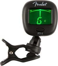 Fender FT-1 Pro Clip-On Tuner, For Electric, Acoustic & Bass Guitars & Ukuleles