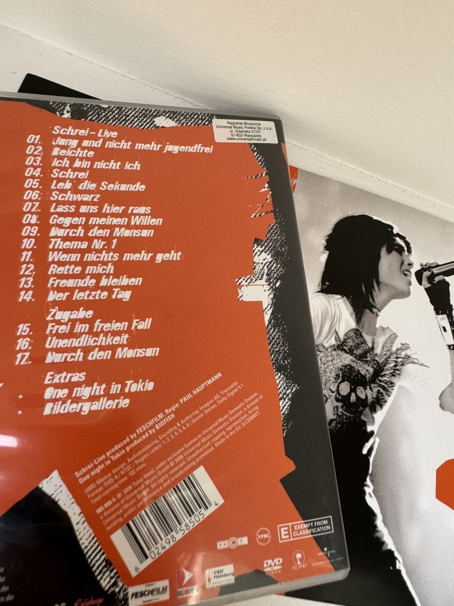 Tokio Hotel “Schrei - Live” DVD | 2006 | eBay