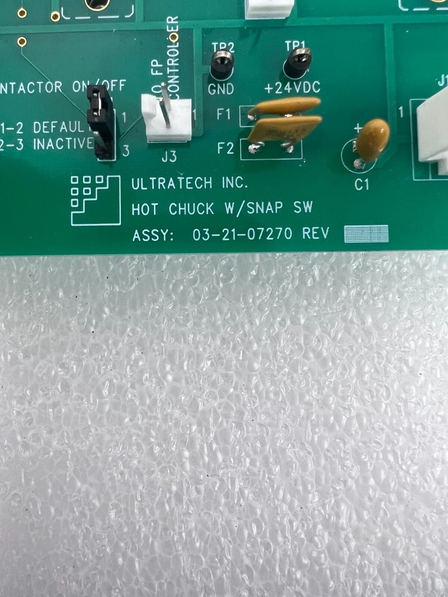 ULTRATECH INC. 03-21-07270 HOT CHUCK W/ SNAP SW ASSY 03-21-07270