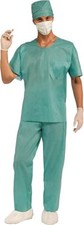 Doctor Dr Medical Surgeon Scrub ER - ADULT COSTUME - Size 42 Chest Size