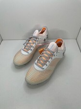 Under Armour Shadow Pro FG White Orange Shock Cleats Men s Size 8 3025643-100