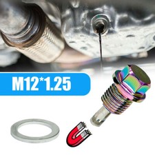 M12 x 1.25mm Car Engine Magnetic Oil Drain Plug Screw Nut Bolt Sump Nut Parts