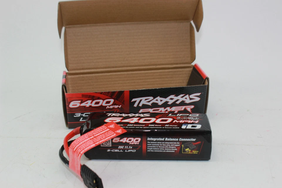Traxxas TRX 2857 X LIPO 6400mAh 11.1V 3 Zellen 25C iD Stecker AKKU Slash.. - Bild 3 von 3