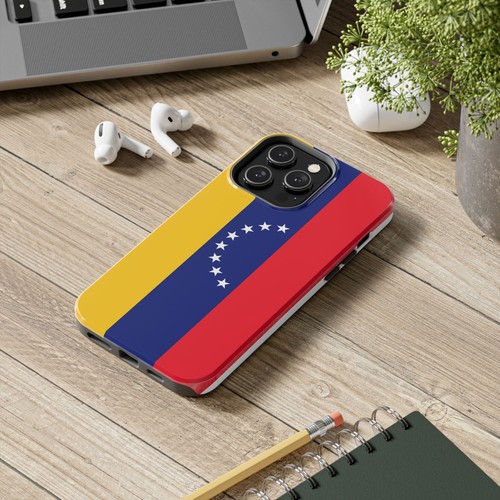 Venezuela Flag Tough Phone Case, Durable Cover for Travelers, Flag Design - Zdjęcie 37 z 108