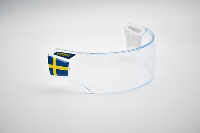 HIRO-5 SWEDEN Hockey Visor SLIM-CUT (Anti-Scratch/Anti-Fog) MADE IN EU