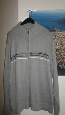 Vintage 1990s-Arrow Sweater-men's-large-fully zippered-heavy duty-100 cotton-new