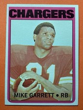 1972 Topps #241 Mike Garrett San Diego Chargers Football Card