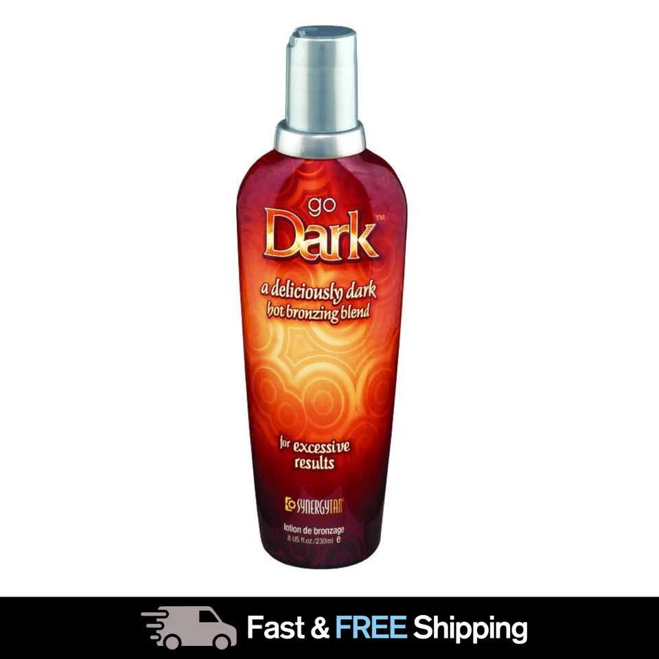 Synergy Tan GO DARK Tingle / Bronzer Sunbed Accelerator Lotion *NEW*
