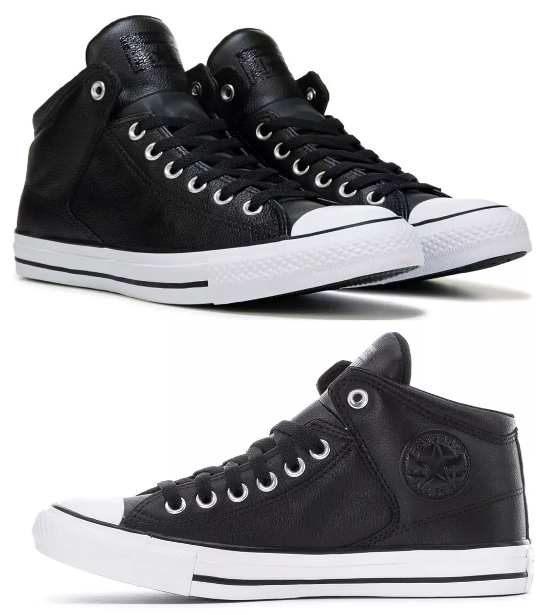 New CONVERSE Chuck hi top athletic Sneakers Mens black all sizes |