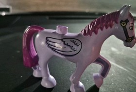 Lego Duplo PURPLE FLYING HORSE PEGASUS Royal Castle Pony 10594 Sofia's Stable