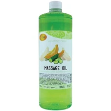 SPA REDI - Massage Oil, Cucumber Melon, 32 Oz - Professional Full Body Massag...