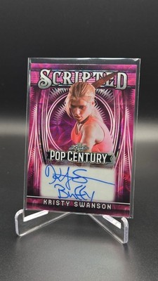 2025 Leaf Pop Century Kristy Swanson #S-KS2 Pink Kaleidoscope 1/1 Buffy Auto